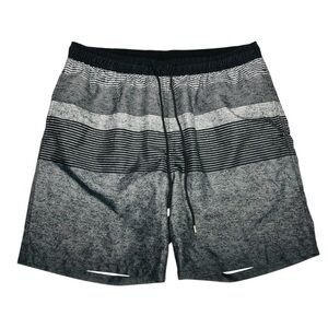 Kirkland Signature Black and Gray Swim Trunks